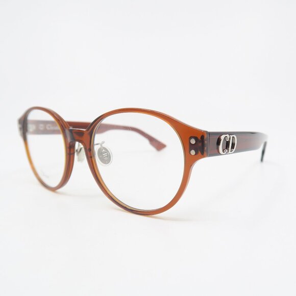 Dior CD3F 2LF Brown Round New Eyeglasses Frames. - Picture 4 of 10